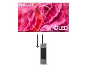 Samsung QN83S90CAEXZA 83 Inch 4K HDR OLED Smart TV with AI Upscaling with an Austere 5SPS8US1 VSeries 8Outlet Power wOmniport USB 2023