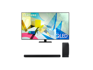 Samsung QN55Q80TA 55" Ultra High Definition Smart 4K QLED Quantum HDR TV with a Samsung HW-Q900T 7.1.2 Channel Soundbar with Dolby Atmos and DTS:X Bundle (2020)