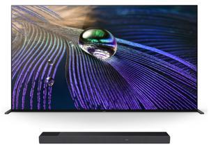 Sony XR83A90J 83 A90J Series HDR OLED 4K Smart TV with a Sony HTA7000 712 Channel Dolby Atmos BRAVIA Soundbar 2021
