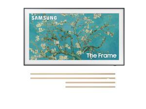 SAMSUNG 85Inch Class QLED 4K LS03B Series The Frame Quantum HDR Smart TV with Alexa Builtin with a SAMSUNG 85 The Frame Customizable Bezel for TV Modern Beige VGSCFA85BEBZA 2022