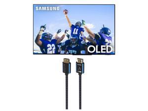Samsung QN65S95CAFXZA 65 Inch Ultra Slim 4K Quantum HDR OLED Smart TV with an Austere 5S4KHD225M VSeries 25m Premium 4K HDR HDMI Braided Cable 2023