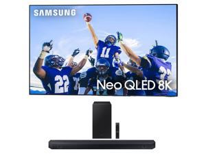 SAMSUNG QN65QN800CFXZA 65 Neo QLED 8K Smart TV with Dolby Atmos with a Samsung HWQ600B 312ch Soundbar with Dolby Atmos and DTSX 2023