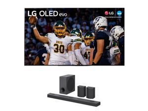 LG OLED65C3PUA 65 Inch OLED evo 4K UHD Smart TV with Dolby Atmos with a LG S95QR 915 Channel Soundbar with Subwoofer and Surround Speakers 2023