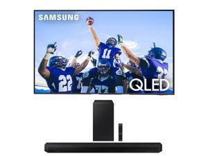 Samsung QN55Q70CAFXZA 55 QLED 4K Quantum HDR Dual LED Smart TV with a Samsung HWQ60B 31ch Soundbar and Subwoofer with DTX VirtualX 2023