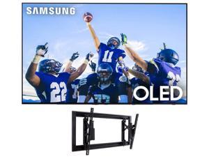 Samsung QN55S90CAFXZA 55 4K OLED Smart TV with AI Upscaling with a Sanus VLT7B2 4290 Large Advanced Tilt 4D TV Wall Mount 2023