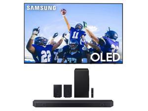 Samsung QN65S90CAFXZA 65 4K OLED Smart TV with AI Upscaling with a Samsung HWQ990C 1114ch Soundbar with Rear Speakers and Dolby Atmos 2023