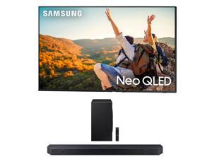 Samsung QN43QN90CAFXZA 43 Inch Neo QLED Smart TV with 4K Upscaling with a Samsung HWQ900C 712ch Soundbar and Subwoofer with Dolby Atmos 2023