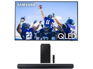 Samsung QN65Q60CAFXZA 65 Inch QLED 4K Quantum HDR Dual LED Smart TV with a Samsung HWQ600C 312ch Soundbar and Subwoofer with Dolby Atmos 2023