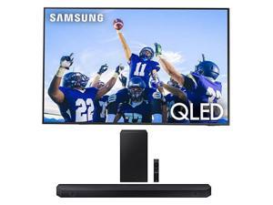 Samsung QN55Q60CAFXZA 55 Inch QLED 4K Quantum HDR Dual LED Smart TV with a Samsung HWQ600C 312ch Soundbar and Subwoofer with Dolby Atmos 2023