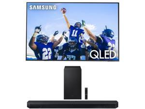 Samsung QN32Q60CAFXZA 32 QLED 4K Quantum HDR Smart TV with a Samsung HWQ700C 312ch Soundbar with Subwoofer and Dolby Atmos 2023