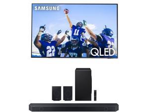 Samsung QN65Q60CAFXZA 65 QLED 4K Quantum HDR Dual LED Smart TV with a Samsung HWQ990C 1114ch Soundbar with Rear Speakers and Dolby Atmos 2023