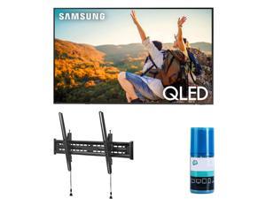 Samsung QN65Q60CAFXZA 65 QLED 4K Quantum HDR Dual LED Smart TV with a Walts TV LargeExtra Large Tilt Mount for 4390 Compatible TVs and Walts HDTV Screen Cleaner Kit 2023