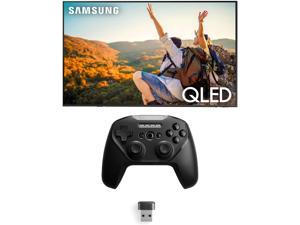 Samsung QN65QN90CAFXZA 65" Neo QLED Smart TV with 4K Upscaling with a SteelSeries STRATUS-DUO Controller with 2.4GHz and Bluetooth Options (2023)