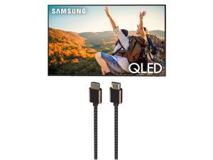 Samsung QN55Q80CAFXZA 55 Inch 4K QLED Direct Full Array with Dolby Smart TV with an Austere 3S4KHD225M III Series 4K HDMI 25m Cable 2023
