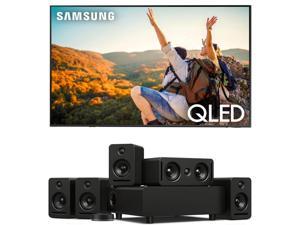 SAMSUNG QN75QN800CFXZA 75 Inch Neo QLED 8K Smart TV with Dolby Atmos with a Platin MONACO51SOUNDSEND 51 Sound System with WiSA Transmitter 2023