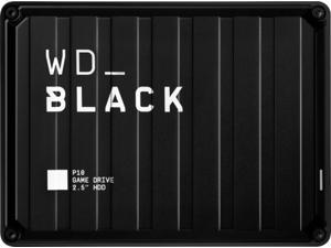 Western Digital - WD_BLACK P10 5TB External USB 3.2 Gen 1 Portable Hard Drive - Black For PlayStation 4  WDBA3A0050BBK-WEBB