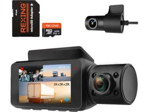 Rexing Waterproof Rear View Camera for V55 Premium 4K Modular Capabilities Car Dash Cam