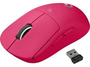 Logitech PRO X SUPERLIGHT Lightweight Wireless Optical Gaming Mouse with HERO 25K Sensor 910-006782 Red
