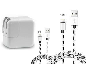 12W USB Charger for iPad, 2.4A 12W USB Wall Charger Foldable Portable Travel Plug and 2 Pack Fast Charging Cable (3FT)(10FT) Compatible with iPhone, iPad 12W USB Charger for iPad, 2.4A 12W USB Wall Charger Foldable Portable Travel Plug and 2 Pack Fast Charging Cable (3FT)(10FT) Compatible with iPhone, iPad