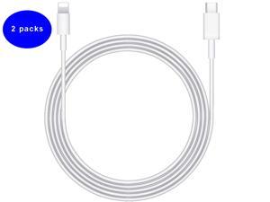 2 packs USB C to Lightning Cable,6.6 Ft  iPhone Fast Charger Cable for iPhone 13/13 pro/13 pro max/12/12 mini/12 Pro/12 Pro Max/11/XR/XS Max/XS/X/8 Support Power Delivery and Data Transfer-White