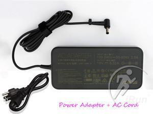 120W 90W Laptop Power Adapter for Asus Q536FD Q524 Q524U Q524UQ Q524UQ-BBI7T14 Q534 Q534U Q534UX Q534UX-BBI7T16, Genuine ADP-120RH B AC Charger Cord 19V-6.32A for ASUS G501J G501JW G501VW, 4.5*3.0mm