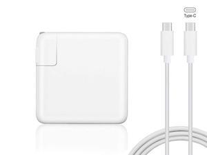 87W USB-C Charger, Fast Charging Power Adapter Replace for Apple 87W MNF82LL/A, 61W MNF72LL/A, 29W MJ262LL/A PD USB-C Macbook Charger A1708 A1719 AC Adapter with Connector Type C Charging Cable