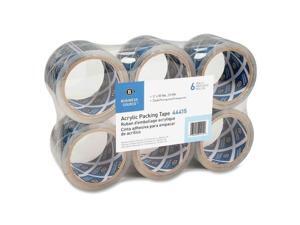 Business Source Packing Tape 3"x55' 2.5Mil 6RL/PK Acrylic/Clear 44415 Business Source Packing Tape 3"x55' 2.5Mil 6RL/PK Acrylic/Clear 44415