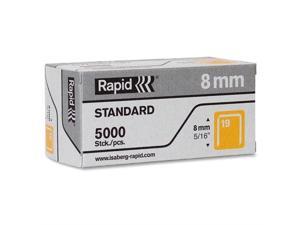 Rapid Fine Wire Staples No. 19 5/16" High Cap 5000/BX GY 23391500 Rapid Fine Wire Staples No. 19 5/16" High Cap 5000/BX GY 23391500