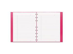 NotePro Notebook 7 1/4 x 9 1/4 White Paper Bright Pink Cover 75 Ruled Sheets NotePro Notebook 7 1/4 x 9 1/4 White Paper Bright Pink Cover 75 Ruled Sheets