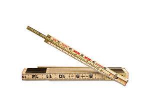 Lufkin Red End Extension Ruler, 6ft, Natural Finish Lufkin Red End Extension Ruler, 6ft, Natural Finish