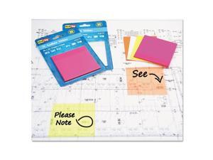 Transparent Film Sticky Notes 3 x 3 Neon Pink 50-Sheets/Pad Transparent Film Sticky Notes 3 x 3 Neon Pink 50-Sheets/Pad