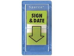 Sparco Sign and DatePop-Up Flags 1"x1-3/4" 100/PK Green 38010 Sparco Sign and DatePop-Up Flags 1"x1-3/4" 100/PK Green 38010