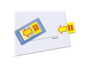 Sparco Sign Here Arrow Flags Dispenser 1"x1-3/4" 100/PK Yellow 19257 Sparco Sign Here Arrow Flags Dispenser 1"x1-3/4" 100/PK Yellow 19257