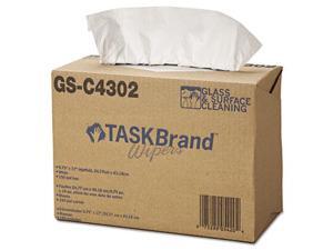 Hospital Specialty TASKBrand Glass & Surface Wipers 4Ply 9 4/5 x 17 White 150 Hospital Specialty TASKBrand Glass & Surface Wipers 4Ply 9 4/5 x 17 White 150