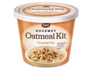 Sugar Foods N'JOY Crunchy Nut Oatmeal - Resealable Lid, Individually Wrapped - Cup - 1 Serving Cup - 2.29 oz - 8 / Carton Sugar Foods N'JOY Crunchy Nut Oatmeal - Resealable Lid, Individually Wrapped - Cup - 1 Serving Cup - 2.29 oz - 8 / Carton