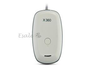 Wireless Controller Gaming Receiver for XBOX360 PC Windows 7/8 White