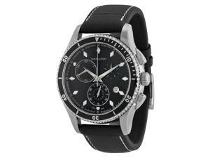 Hamilton Jazzmaster Seaview Chronograph Black Dial Black Leather Mens Watch H37512731 Hamilton Jazzmaster Seaview Chronograph Black Dial Black Leather Mens Watch H37512731