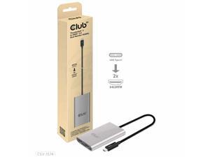 Club3D CSV-1574 SenseVision Thunderbolt 3 to HDMI 2.0 Dual Monitor 4K 60Hz