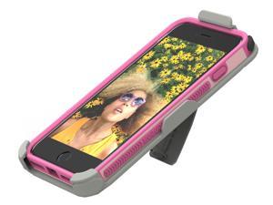 PureGear Pink Dualtek Extreme Rugged Case  Belt Clip for iPhone 7 Plus 8 Plus