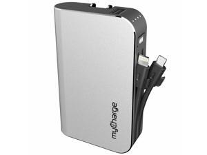 myCharge Hub Plus Powerbank 6700 mAh with Lightning&Micro-USB Cable Silver Batteries and Portable Power myCharge Hub Plus Powerbank 6700 mAh with Lightning&Micro-USB Cable Silver Batteries and Portable Power