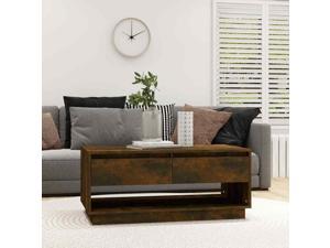 Living Room Oak Coffee Table with Drawers 40" EW-SO