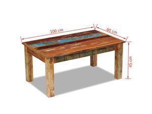 Living Room Coffee Table - 39" Reclaimed Wood
