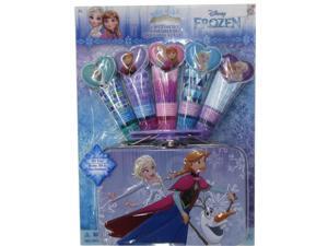 Disney Girls Multi Color Frozen Lip Gloss Tin Container Set Disney Girls Multi Color Frozen Lip Gloss Tin Container Set