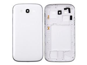 Middle Frame Bezel  Battery Back Cover For Samsung Galaxy Grand Duos  i9082  White