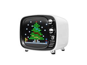 Divoom Tivoo Portable Bluetooth Speaker LED Clock Smart Alarm Clock Desktop with App Compatible for IOS Android Xiaomi (White) Divoom Tivoo Portable Bluetooth Speaker LED Clock Smart Alarm Clock Desktop with App Compatible for IOS Android Xiaomi (White)