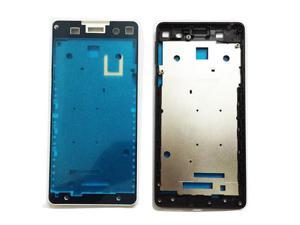 High quality Front Bezel Housing LCD Frame for Sony Xperia E5 F3311 F3313 Front Bezel with Side Button Key White