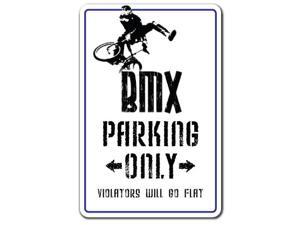 BMX Decal parking race bike trick rider parts racer fun BMX Decal parking race bike trick rider parts racer fun