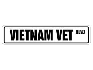 VIETNAM VET Street Sign veteran nam war pow 1960's| Indoor/Outdoor