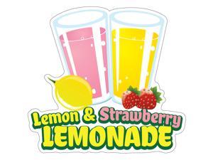 Lemon And Strawberry Lemonade Decal Concession Stand Food Truck Sticker