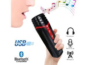 Wireless Bluetooth Karaoke Microphone with Built in Bluetooth Speaker All-in-One Karaoke Machine Mic | Compatible with Android & iOS iPhone - Black Color Wireless Bluetooth Karaoke Microphone with Built in Bluetooth Speaker All-in-One Karaoke Machine Mic | Compatible with Android & iOS iPhone - Black Color